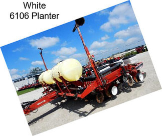 White 6106 Planter