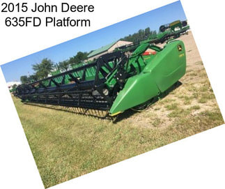 2015 John Deere 635FD Platform