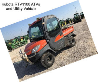 Kubota RTV1100 ATVs and Utility Vehicle