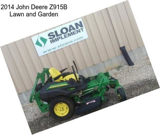 2014 John Deere Z915B Lawn and Garden