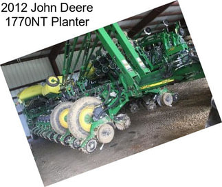 2012 John Deere 1770NT Planter