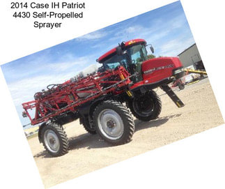 2014 Case IH Patriot 4430 Self-Propelled Sprayer