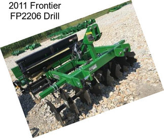 2011 Frontier FP2206 Drill