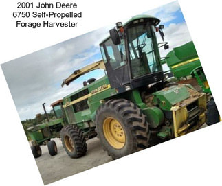 2001 John Deere 6750 Self-Propelled Forage Harvester