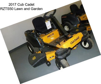 2017 Cub Cadet RZTS50 Lawn and Garden