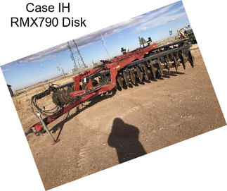 Case IH RMX790 Disk