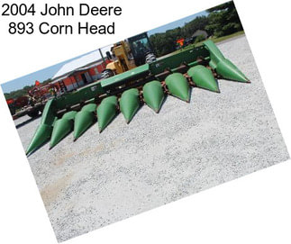 2004 John Deere 893 Corn Head
