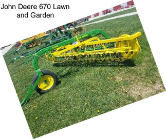 John Deere 670 Lawn and Garden