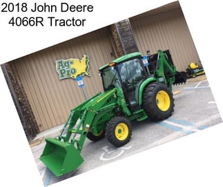 2018 John Deere 4066R Tractor