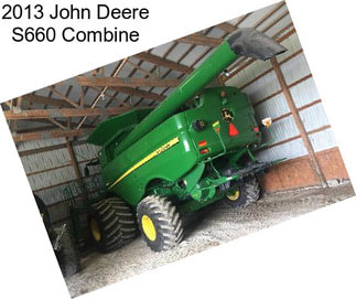 2013 John Deere S660 Combine