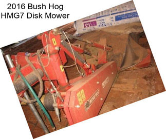 2016 Bush Hog HMG7 Disk Mower