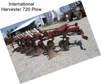 International Harvester 720 Plow