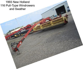 1993 New Holland 116 Pull-Type Windrowers and Swather