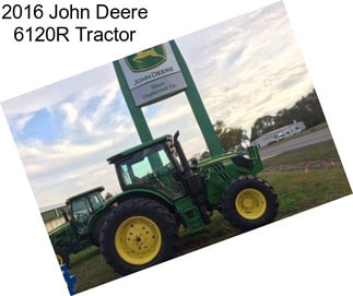 2016 John Deere 6120R Tractor