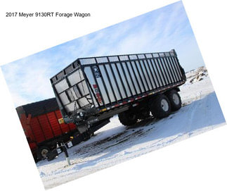 2017 Meyer 9130RT Forage Wagon