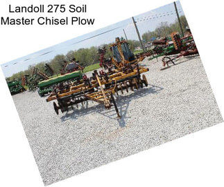 Landoll 275 Soil Master Chisel Plow