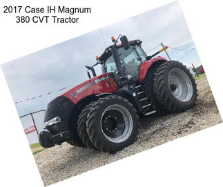2017 Case IH Magnum 380 CVT Tractor