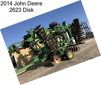 2014 John Deere 2623 Disk