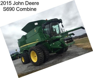 2015 John Deere S690 Combine