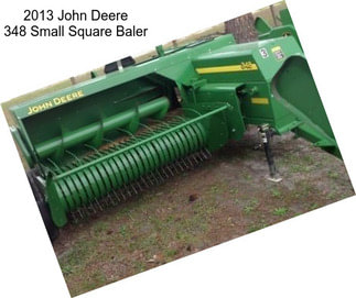 2013 John Deere 348 Small Square Baler