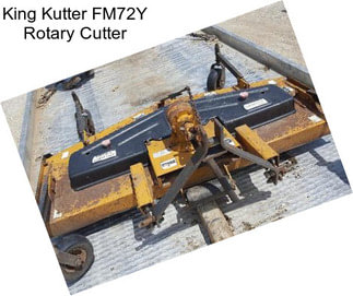 King Kutter FM72Y Rotary Cutter