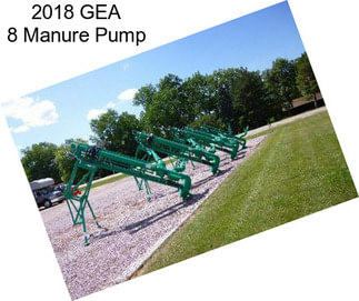 2018 GEA 8 Manure Pump