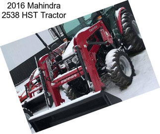 2016 Mahindra 2538 HST Tractor