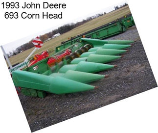 1993 John Deere 693 Corn Head