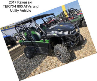 2017 Kawasaki TERYX4 800 ATVs and Utility Vehicle