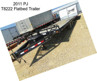 2011 PJ T8222 Flatbed Trailer
