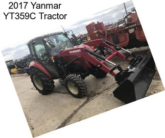 2017 Yanmar YT359C Tractor
