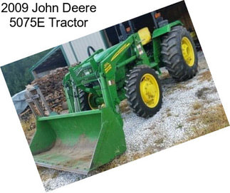 2009 John Deere 5075E Tractor