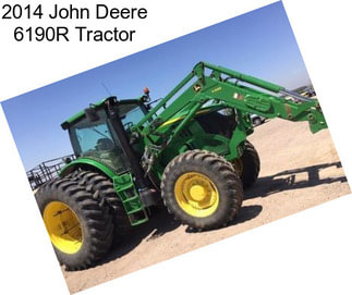 2014 John Deere 6190R Tractor