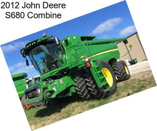 2012 John Deere S680 Combine
