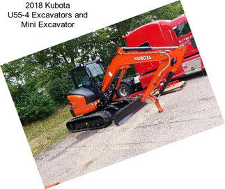 2018 Kubota U55-4 Excavators and Mini Excavator