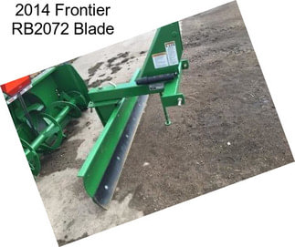 2014 Frontier RB2072 Blade