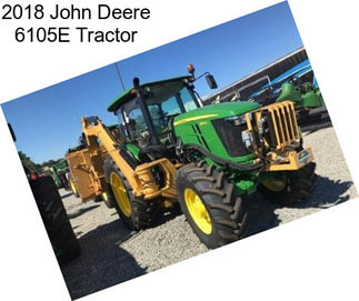 2018 John Deere 6105E Tractor