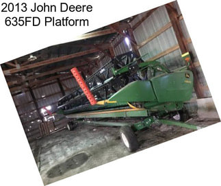 2013 John Deere 635FD Platform