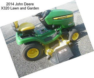 2014 John Deere X320 Lawn and Garden