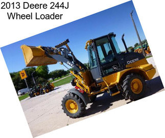 2013 Deere 244J Wheel Loader