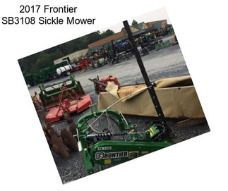 2017 Frontier SB3108 Sickle Mower