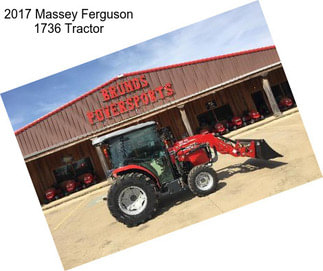 2017 Massey Ferguson 1736 Tractor