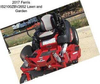 2017 Ferris IS2100ZBV2652 Lawn and Garden