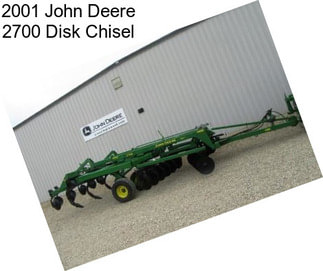 2001 John Deere 2700 Disk Chisel