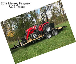 2017 Massey Ferguson 1739E Tractor