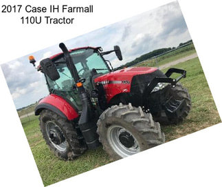 2017 Case IH Farmall 110U Tractor