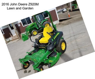 2016 John Deere Z920M Lawn and Garden