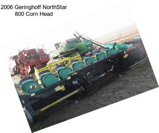 2006 Geringhoff NorthStar 800 Corn Head