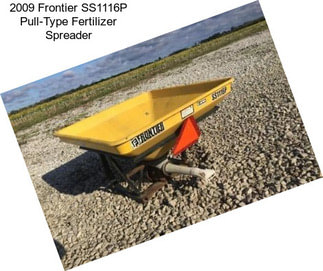 2009 Frontier SS1116P Pull-Type Fertilizer Spreader