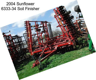 2004 Sunflower 6333-34 Soil Finisher